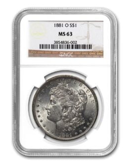 1878-1904 Morgan Dollars MS-63 NGC (10 Different Dates/Mints)