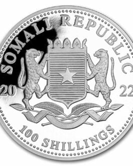 2022 Somalia 1 oz Silver African Wildlife Leopard BU (50 Coins)