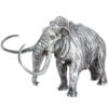 8 oz Antique Finish Woolly Mammoth Silver Statue
