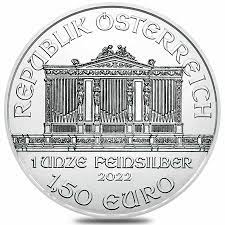 (60 Coins) X 2022 1 oz Austrian Silver Philharmonic Coin BU
