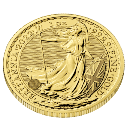 Britannia 2022 1 oz Gold Bullion Ten Coin Tube