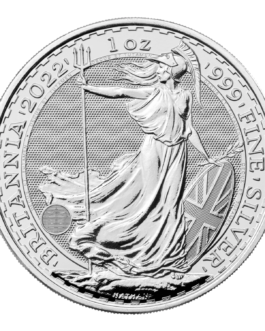 Britannia 2022 1 oz Silver Bullion Coin (50 Coins)