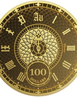 2022 1 oz Tokelau Chronos Gold Coin (Proof-Like)