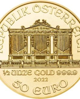 2022 1/2 oz Austrian Gold Philharmonic Coin