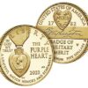 National Purple Heart Hall of Honor 2022 Proof Five-Dollar Gold Coin