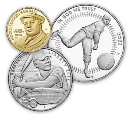 Negro Leagues Baseball 2022 Three-Coin Proof Set