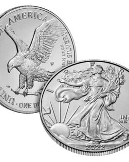 (25Coins) x West Point American Eagle 2022 One Ounce Silver Uncirculated Coin June 2022
