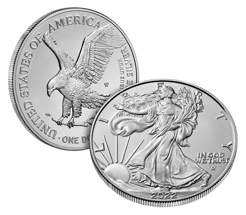 25Coins) x West Point American Eagle 2022 One Ounce Silver Uncirculated Coin  June 2022 - Capital Bullion