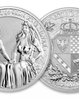 (50 coins) 2021 Germania Mint 1-oz Silver Allegories — Germania & Austria Gem BU