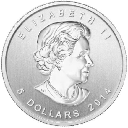 (50 Coins) 2014 1 oz Canadian Silver Bald Eagle Coin