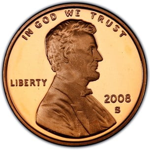 USA One Cent Lincoln 1992 KM# 201b